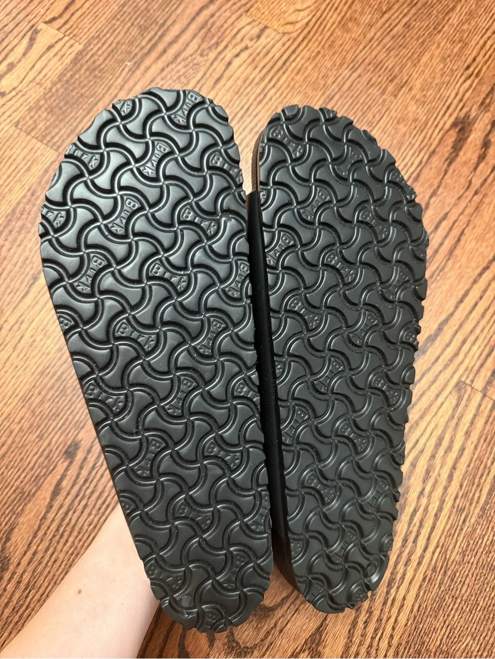 Birkenstock Men’s Black Arizona Two-Strap Sandal size 45